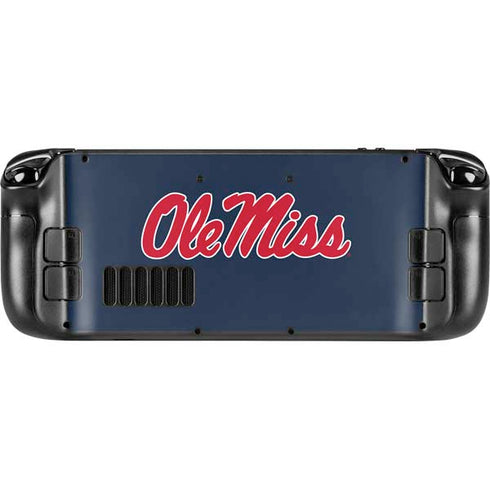 University of Mississippi Rebels Ole Miss Steam Deck Handheld Gaming Computer OLED Skin