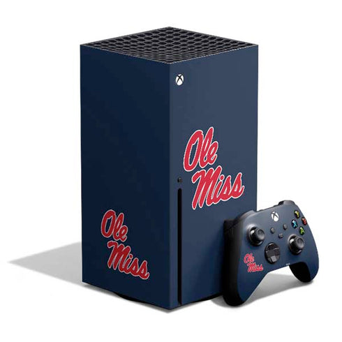 University of Mississippi Rebels Ole Miss Xbox Series X Skins
