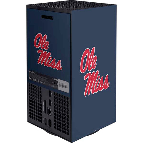 University of Mississippi Rebels Ole Miss XBox Series X Digital Edition Bundle Skin