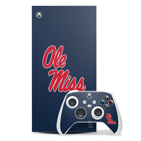University of Mississippi Rebels Ole Miss Xbox Series X Skins