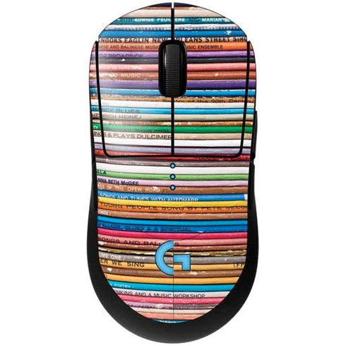 Records Music G Pro Wireless Gaming Mouse Skin
