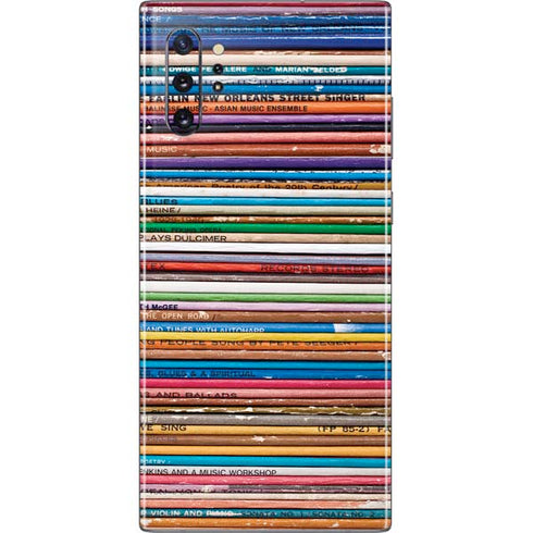 Records Music Galaxy Note 10 Plus Skin