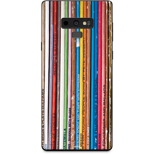 Records Music Galaxy Note 9 Skin