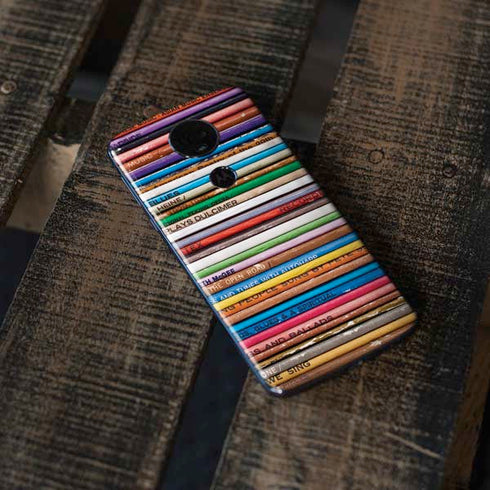 Records Music Moto E5 Plus Skin