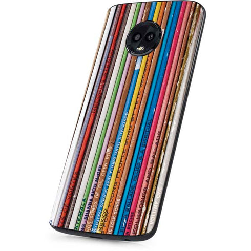 Records Music Moto G6 Skin