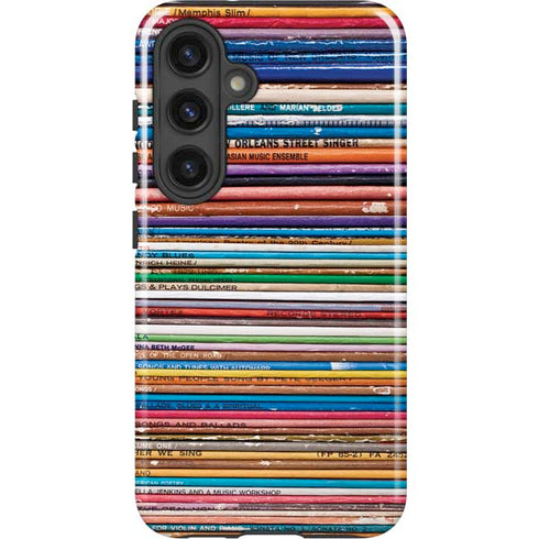 Records Music Galaxy S25 Impact Case