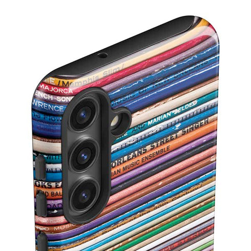 Records Music Galaxy S25 Impact Case