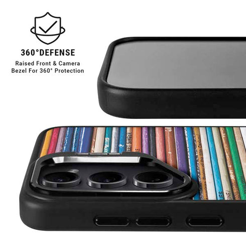 Records Music Galaxy S24 Kickstand Case