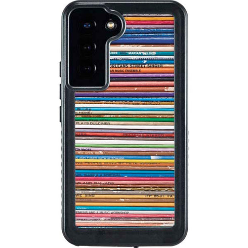 Records Music Galaxy S24 Plus Waterproof Case