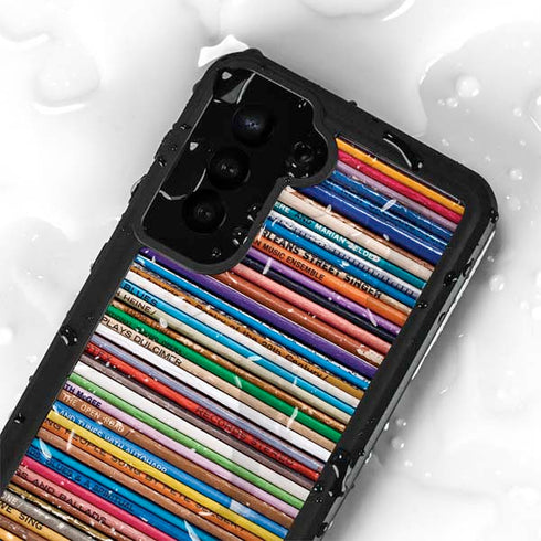 Records Music Galaxy S24 Plus Waterproof Case