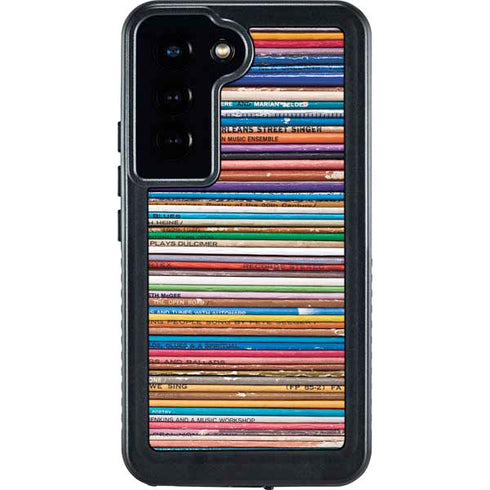 Records Music Galaxy S24 Waterproof Case