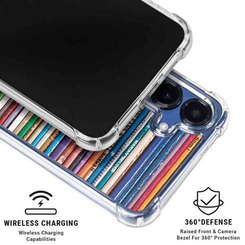 Records Music Galaxy S25 Plus Clear Case
