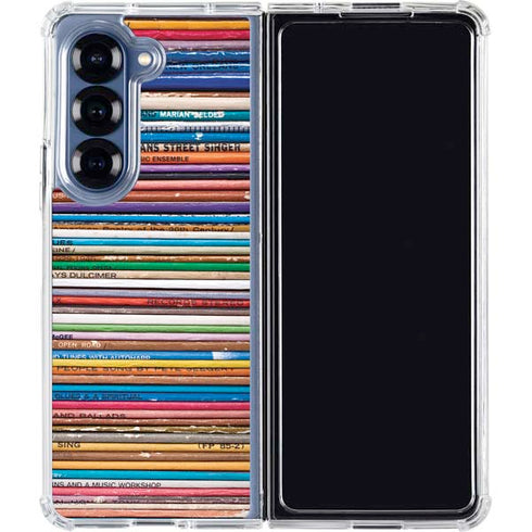 Records Music Galaxy Z Fold6 Clear Case