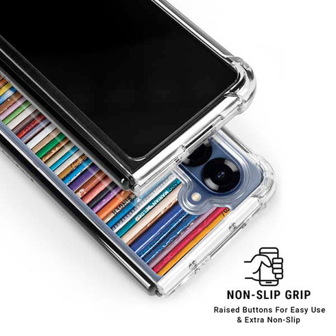 Records Music Galaxy Z Fold6 Clear Case