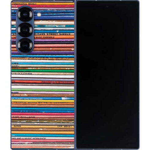 Records Music Galaxy Z Fold6 Skin