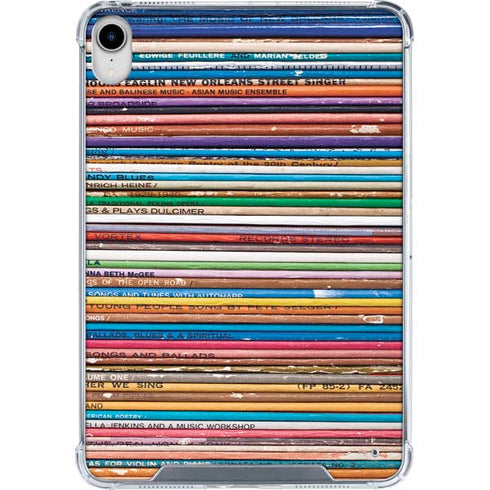 Records Music iPad 11th Gen (2025) Clear Case
