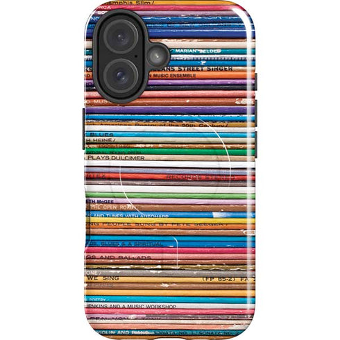 Records Music iPhone 16 Magsafe Impact Case