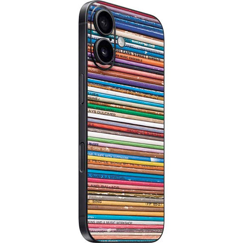 Records Music iPhone 16 Plus Skin