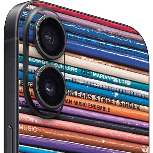 Records Music iPhone 16 Plus Skin