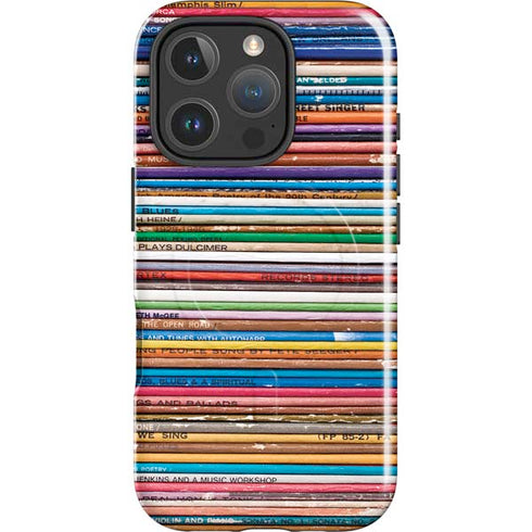 Records Music iPhone 16 Pro Max Magsafe Impact Case