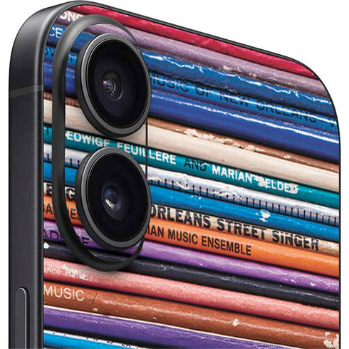 Records Music iPhone 16 Skin