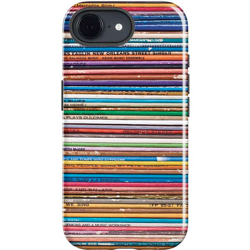 Records Music iPhone 16e Impact Case