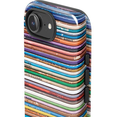 Records Music iPhone 16e Impact Case
