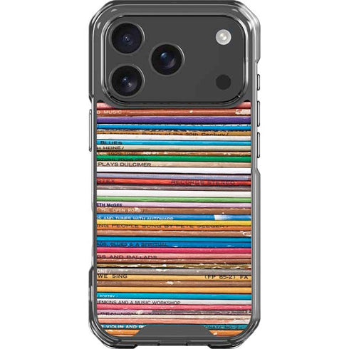 Records Music iPhone 18 Pro Clear Case