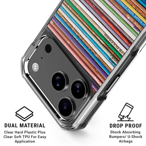 Records Music iPhone 18 Pro Clear Case