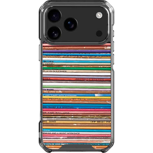 Records Music iPhone 18 Pro Max Clear Case