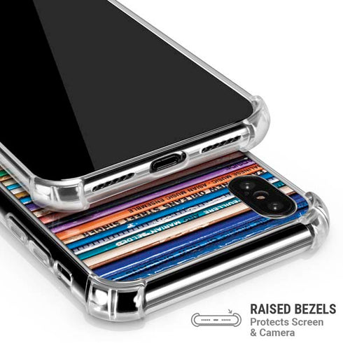 Records Music iPhone X/XS Clear Case