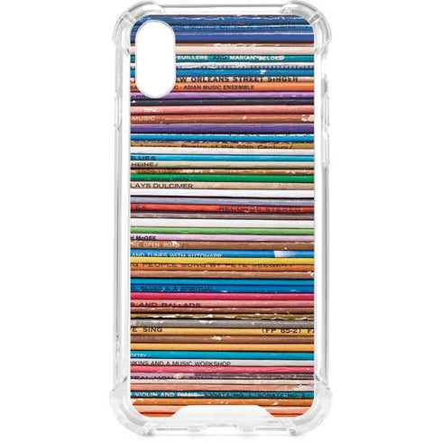 Records Music iPhone XS Clear Case