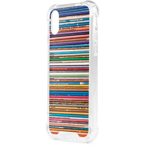 Records Music iPhone XS Clear Case