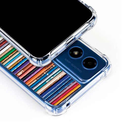 Records Music Moto G 5G (2024) Clear Case