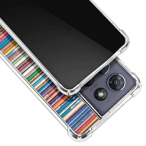 Records Music Moto G Power 5G (2025) Clear Case