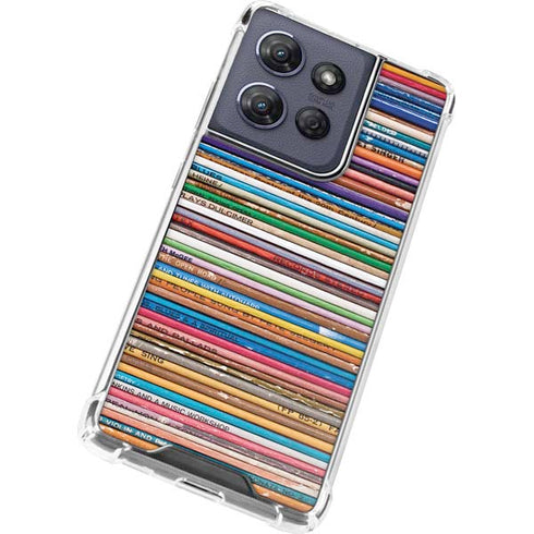 Records Music Moto G Stylus 5G (2025) Clear Case