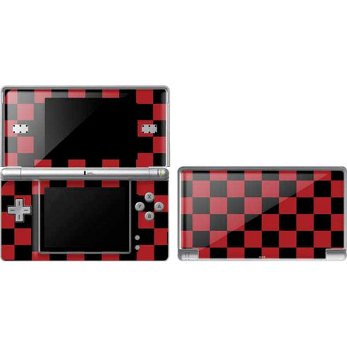 Red and Black Checkerboard Nintendo Skins