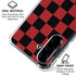 Red and Black Checkerboard Galaxy A36 5G Clear Case