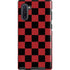 Red and Black Checkerboard Galaxy Cases