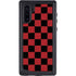 Red and Black Checkerboard Galaxy Cases