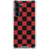 Red and Black Checkerboard Galaxy S24 FE Clear Case