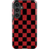 Red and Black Checkerboard Galaxy S25 Impact Case