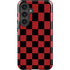 Red and Black Checkerboard Galaxy S25 Plus Impact Case