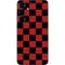 Red and Black Checkerboard Galaxy S25 Plus Skin