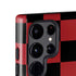 Red and Black Checkerboard Galaxy S25 Ultra Impact Case