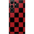 Red and Black Checkerboard Galaxy S25 Ultra Skin