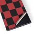 Red and Black Checkerboard Galaxy S25 Ultra Skin