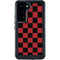 Red and Black Checkerboard Galaxy S24 Waterproof Case
