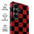 Red and Black Checkerboard Galaxy S26 Plus Impact Case