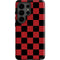 Red and Black Checkerboard Galaxy S26 Ultra Impact Case